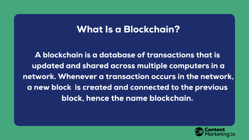 What is a Blockchain?