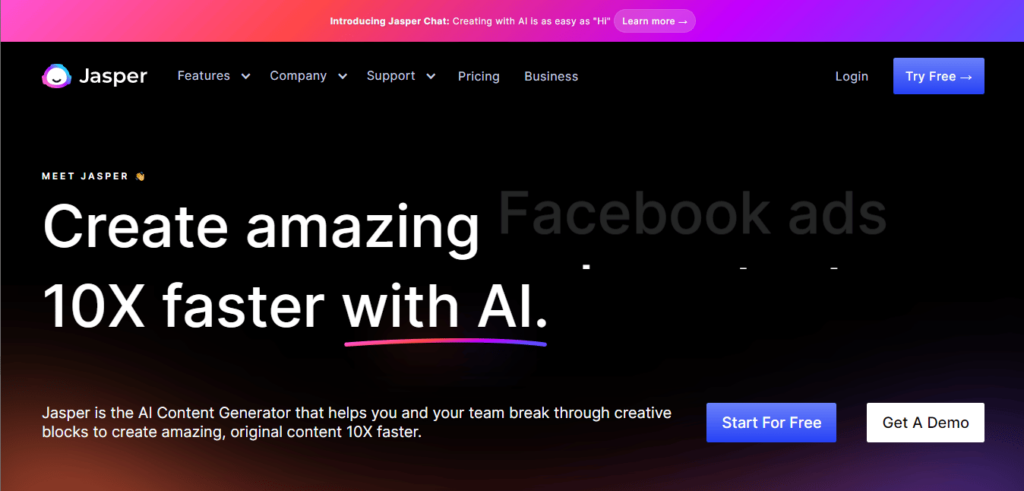 AI Tools for Content Marketing - Jasper.ai
