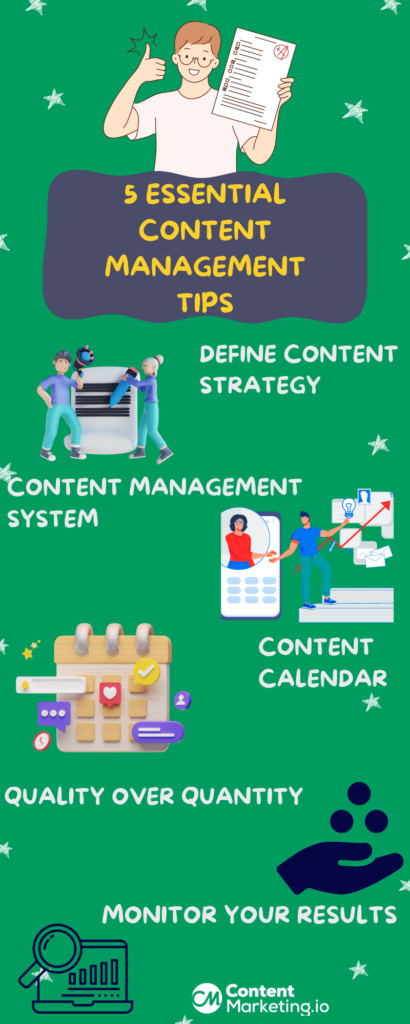 5 Essential Tips for Effective Content Management