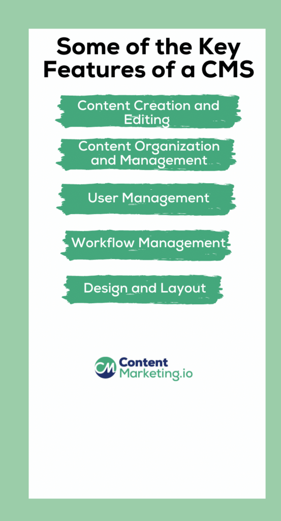 Features of a Content Management System