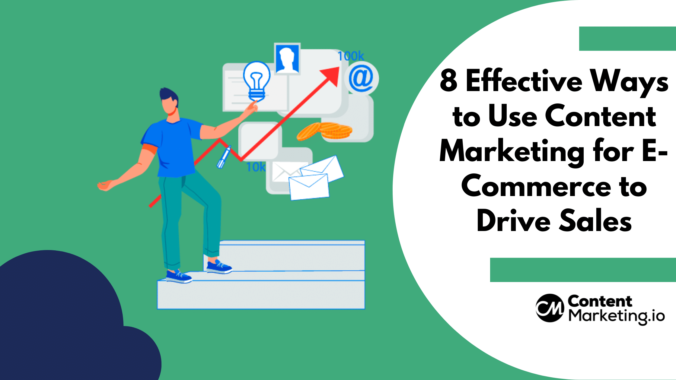 8 Effective Ways to Use Content Marketing for E-Commerce to Drive Sales feature Image