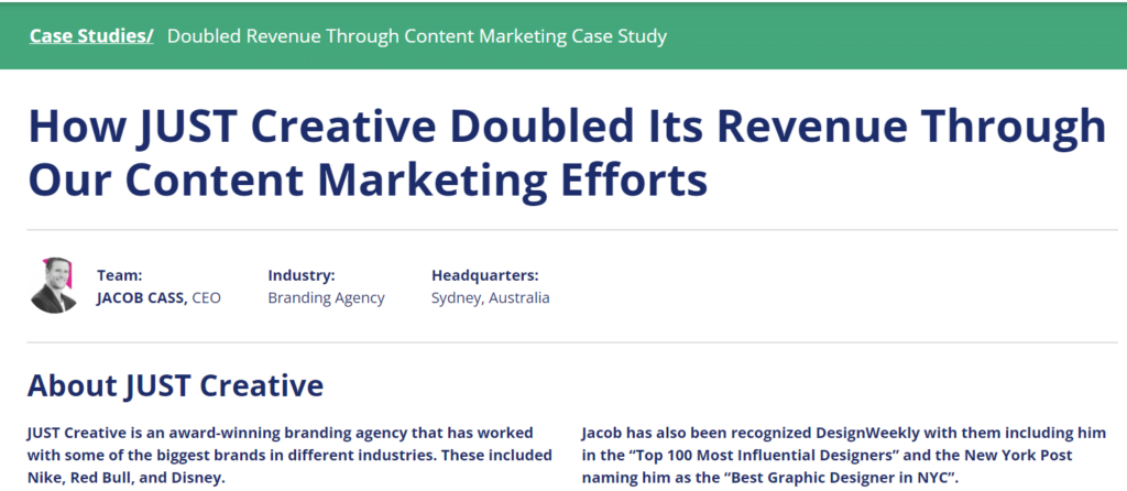 content strategy examples -