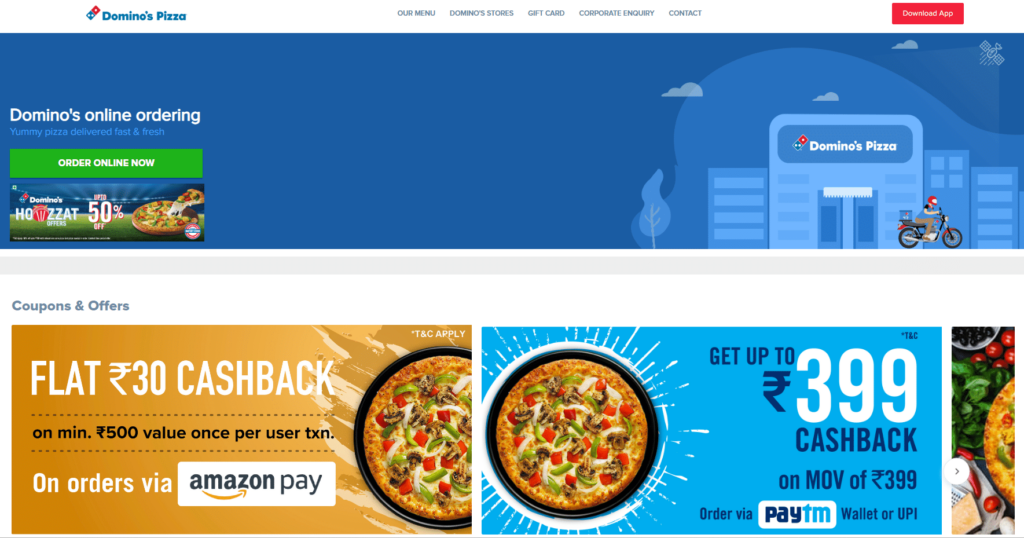 Examples of Conversational Marketing - Domino's